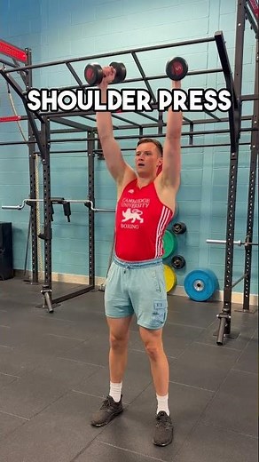 3 Dumbbell Exercises For Boxing Shoulder Conditioning #shorts