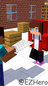 JJ FAILED his Exam but his FRIENDS Cheer Him UP 🤣- MAIZEN Minecraft Animation #shorts