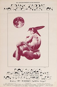 Nov 06, 1970: Frank Zappa / The Mothers Of Invention / Boz Scaggs / Ashton Gardner And Dyke at Fillmore West San Francisco, California, United States | Concert Archives