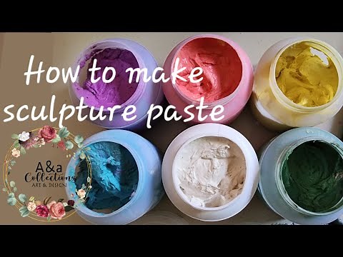 How to make Sculpture Paste. How to store Sculpture paste. Sculpture paste best recipe.