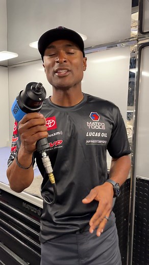 The MT3779 REX impact wrench is Antron Brown approved 💪 Want to learn what makes the REX a go-to tool for pro's like AB? Check out the blog 👉https://bit.ly/46qnzbo #matco #matcotools #fyp #tools #automotive #airtools #carrepair