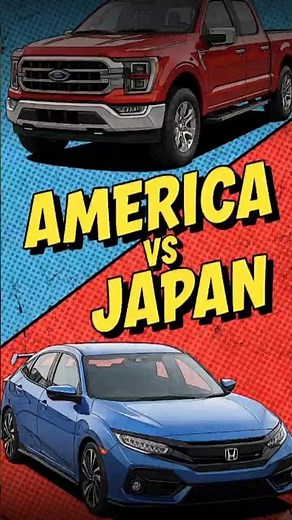 American Cars vs Japanese Cars: The Real Difference #carshorts