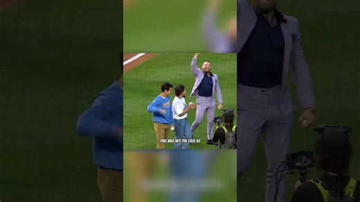 You won't believe how bad this Conor McGregor first pitch is