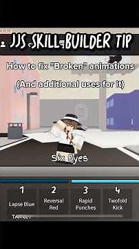 HOW TO FIX BROKEN ANIMATIONS | JJS SKILL BUILDER