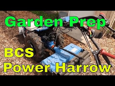 BCS tractor and Power Harrow