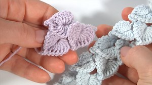477K views · 24K reactions | 3D Crochet Pattern 2 in 1. #elenarugalstudio #crochet3d #crochetleaf #crochetheart #yarnovers | Crochet Elenarugalstudio | Facebook