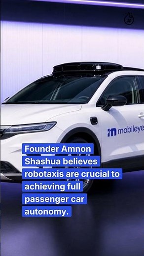 Mobileye's Bold Robotaxi Move 🚖