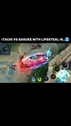itachi vs sasuke 1v1 with best lifesteal build is... #mlbb #mobilelegends #ml #ingame