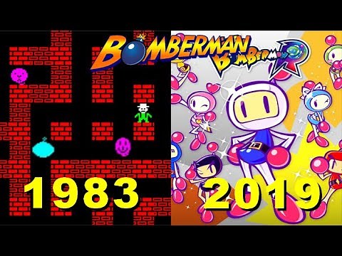 Evolution of bomberman games 1983-2019