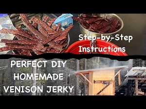 How To Make Perfect Venison Jerky: Step by Step Instructions. In my homemade Smoker