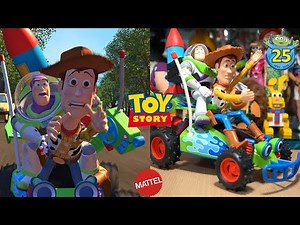 Carro Toy Story 4 RC CR (escala 7") Edição Comemorativa de 25 anos de Toy Story Mattel Disney Pixar