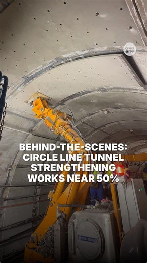 Tunnel strengthening works along a stretch of the MRT’s Circle Line began on Jan 17. Nearly a month on, we take a look at the progress since. https://asia1.news/4tqC9LV #sgnews #Singapore #Transport #PublicTransport #Trains #MRT #SMRT #CCL #Construction | AsiaOne