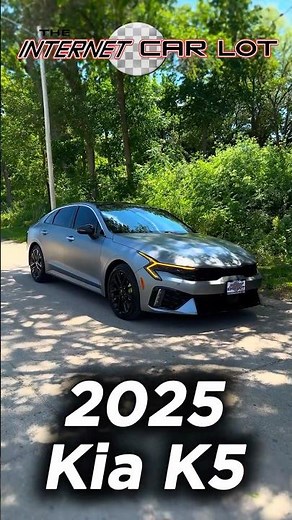 2025 Kia K5 GT Sedan in Steel Matte Gray — 290hp Turbo + GT1 Package