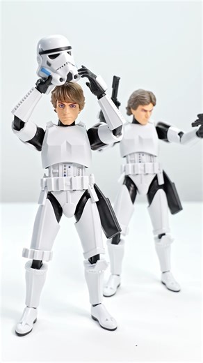 Blokees Han Solo & Luke Skywalker STORMTROOPER DISGUISE model kits #blokees #starwars #maythe4th