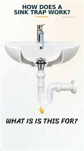 How a Water Trap Stops Drain Smells