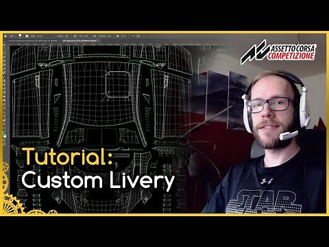How to create your Custom Livery in Assetto Corsa Competizione - Step by Step Tutorial