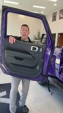 How to remove the doors on a 2026 Jeep Wrangler