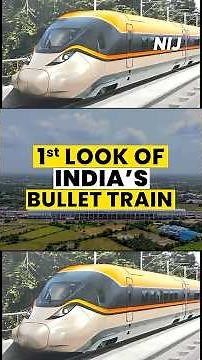 India’s first Bullet train revealed | Mumbai-Ahmedabad High-Speed rail