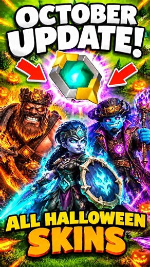 EPIC Clash of Clans October Halloween Leaks! 🎃 #shorts #clashofclans