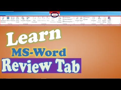 ||MS Word Review Tab Explained | Track Changes, Comments & Proofing Tools||