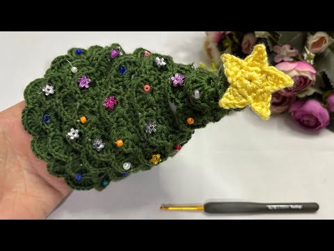 How to make an easy crochet Christmas? Christmas tree crochet