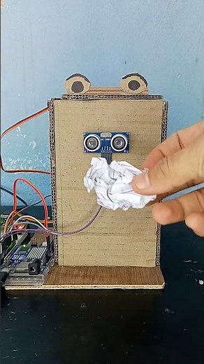 How to make Smart dustbin or Smart can #smartcan #smartdustbin #uno #arduino #diyproject #viralreels