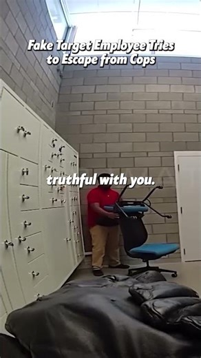 Fake Target Employee Tries to Escape from Cops part 3 full clip on: Cop Watch