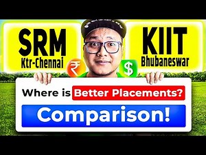 SRM vs KIIT 2025 🤯 | Which is Better for CSE? Placement & Fees Review 🔥
