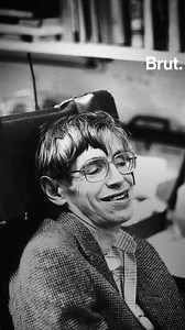 "Sans imperfection, vous et moi n'existerions pas" Stephen Hawking (8 janvier 1942 - 14 mars 2018) | Brut