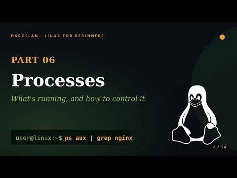 Linux for Beginners #6 — Processes | ps, top, kill — Take Back Control