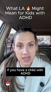 🔥 What the LA fires might mean for kids with ADHD🔥 I realized that this is important to share after I recently had a conversation with a client in the LA area. Her child is really struggling, and I’m confident that they aren’t the only ones. To everyone who calls LA home, I can only imagine what you're going through. Please be kind to yourself as you navigate such a scary time, and rely on whatever supports are available to you. #adhdawareness #adultadhd #neurodivergent #neurospicy #adhdtools 