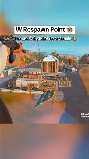 W Respawn Point 😭 #Fortnite #FortniteMemes #Chapter6 #FortniteClips