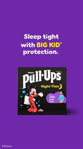 2.9K views | Night time isn't the time to revert to diapers. Potty train with BIG KID® confidence, all day and night. | Pull-Ups® | Facebook