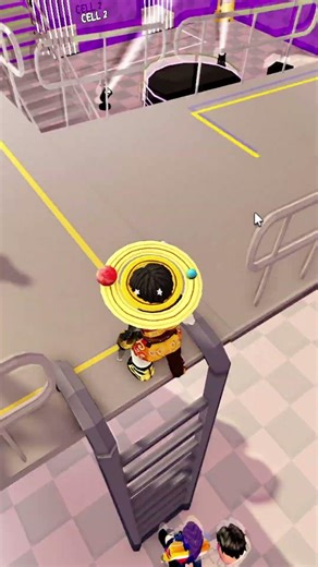 💜Kutuma Kutu With RUMI AND JUNI Prison Run🤣 #roblox #shorts