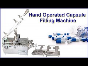 Hand Operated Capsule Filling Machine, Hand Capsule Filling Machine