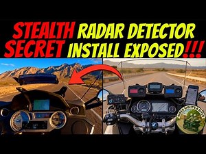 Ultimate Stealth Radar Detector Install: Uniden R4: BMW K1600 & Touring Motorcycles