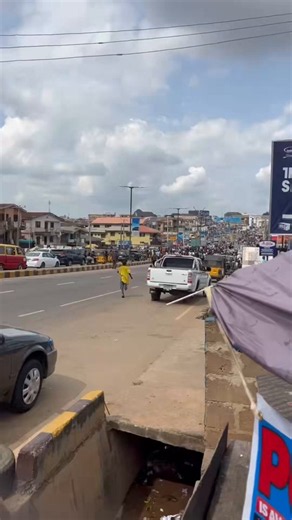 “This Was The Moment Armed Thugs Opened Fire At Us During Yesterday’s Protest In Oyo State. What Made It More Shocking, Was That Police Officers Were Present At The Scene And Did Nothing. But VeryDarkMan Remained Defiant And Continued Confronting The Situation Until The Thugs Left. It Was On This Day I Realized VDM Is Not An Ordinary Person. But Why Will Armed Thugs Be Sent To Stop a Protest That Is Meant For The Release Of The Kidnapped Children And Teachers? More Painful Is That These Thugs Ar