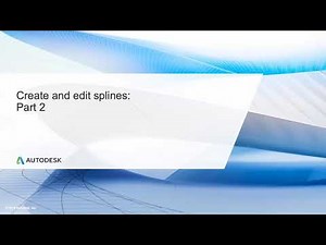 Professional AutoCAD for Design and Drafting Lesson 1.6: Work with splines Part: 2