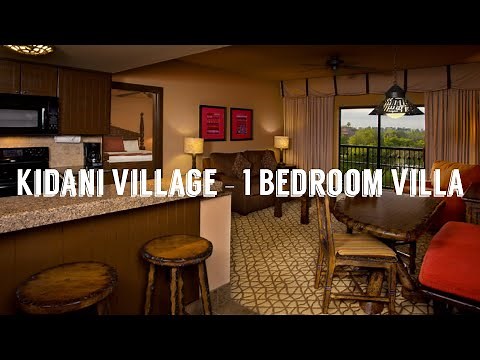Disney's Animal Kingdom Lodge - Kidani Village 1 Bedroom Room Tour