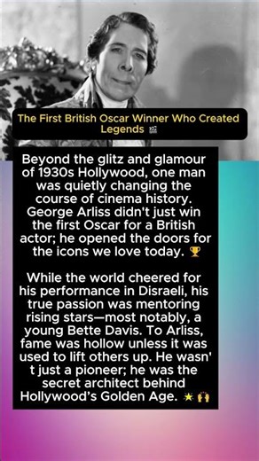 The First British Oscar Winner Who Created Legends 🎬