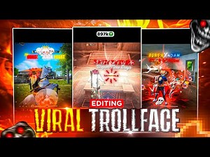 Viral Troll Face Skull Editing 🔥 | Free Fire CapCut Editing Tutorial 2026 (Full Tutorial) YFYT