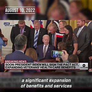 1.1K views · 84 reactions | It's been one year since the PACT Act was signed into law to finally do right by generations of toxic-exposed veterans. Now, hundreds of thousands of veterans and their families are receiving the health care and benefits they earned. | Senator Jon Tester | Facebook