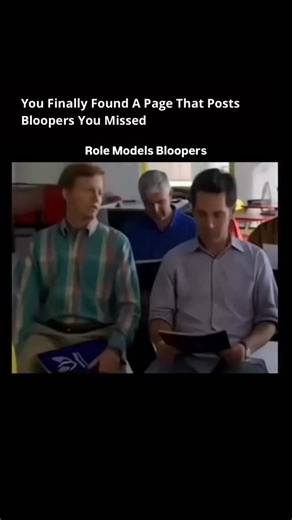 Bloopers You Missed on Instagram: "Follow @bloopersyoumissed for more behind the scenes! 🍿🎬 Role Models bloopers are packed with outrageous humor and nonstop improvisation. Paul Rudd and Seann William Scott constantly push scenes off script with unexpected insults, awkward pauses, and over-the-top reactions. Many takes fall apart as lines escalate just far enough to make everyone break character. These behind-the-scenes moments highlight the cast’s chemistry and show how the film’s crude, hear