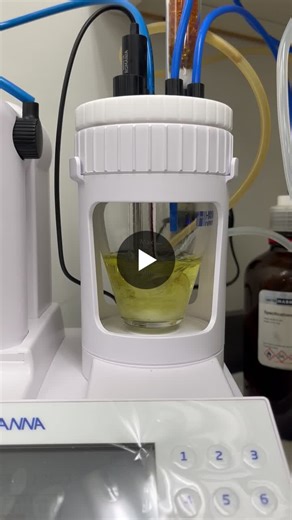 New Karl Fischer Titrator in the Paradigm Lab. | Emily Moser