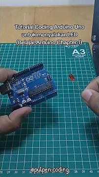Arduino Uno Coding Tutorial to Light Up an LED | Learn Arduino #arduino #coding #arduinoproject