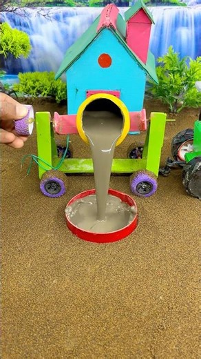 Mini water hendpump diy construction 🦺 🪏easy science project |#shorts #youtubeshorts