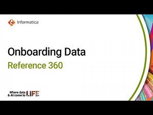 Onboarding Data in Reference 360
