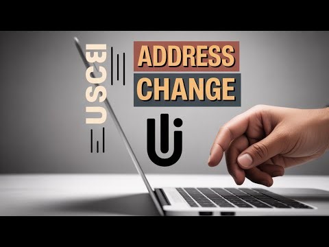 How to Update Your USCIS Address Online – WITH E