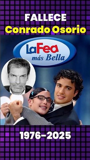 Conrado Osorio (1976–2025) has passed away 🕊️✝️