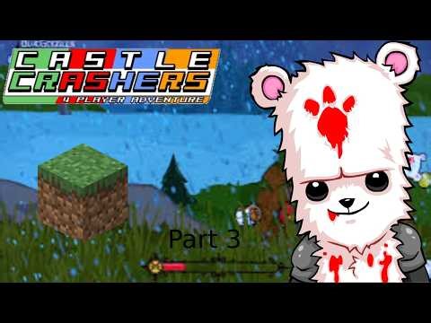 Building Castle Crashers in Minecraft episode 3